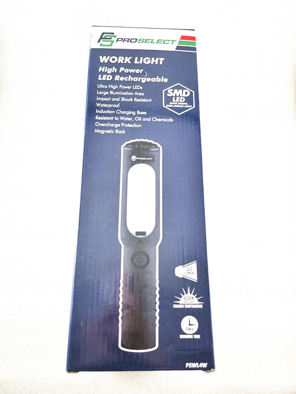 Rechargeable LED Handheld Work Light, Proselect LED Inspetion Light for Workshop, Shed, Garage