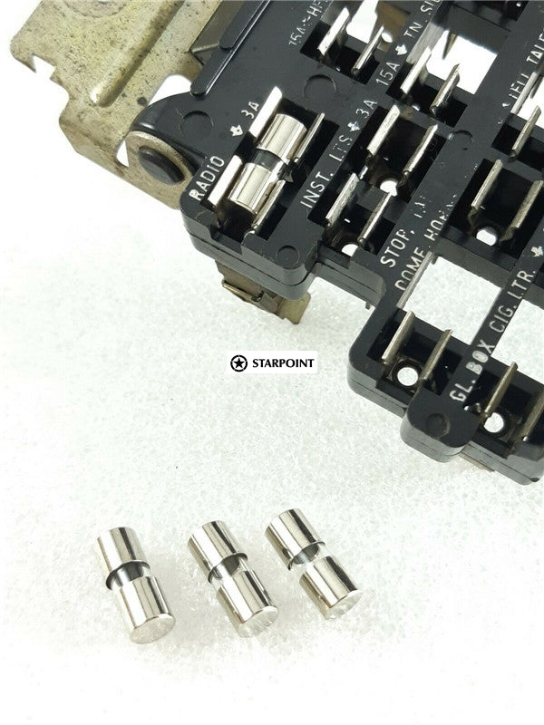 Holden Radio Fuse 3 Amp x 3pc - 15.8mm Long- Fit Torana and Kingswood