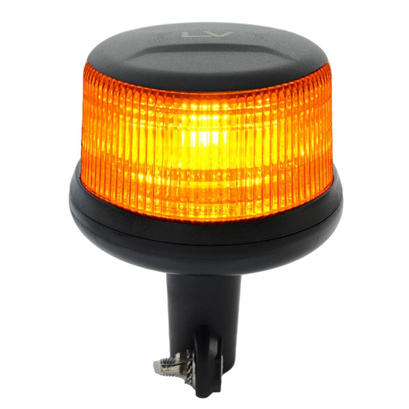 Low Voltage Mini Class 1 Amber Beacon, 10-30V Amber LED Beacon Pole Mount