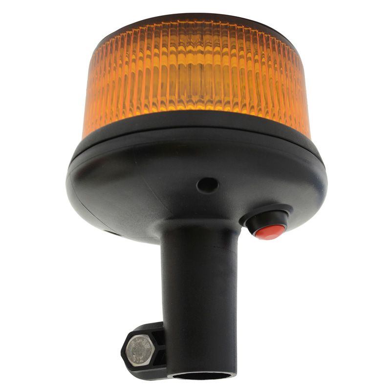 Low Voltage Mini Class 1 Amber Beacon, 10-30V Amber LED Beacon Pole Mount
