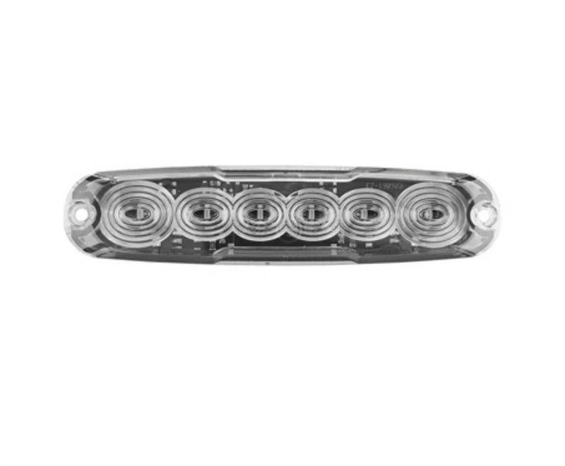 Pair LED Autolamps Stop/Tail/Indicator Light LED 12-24V Low Profile Clear Lens