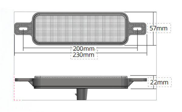 PKT2 LED Bull Bar Lights 12V Front Indicator / Position & Parker DRL IP67