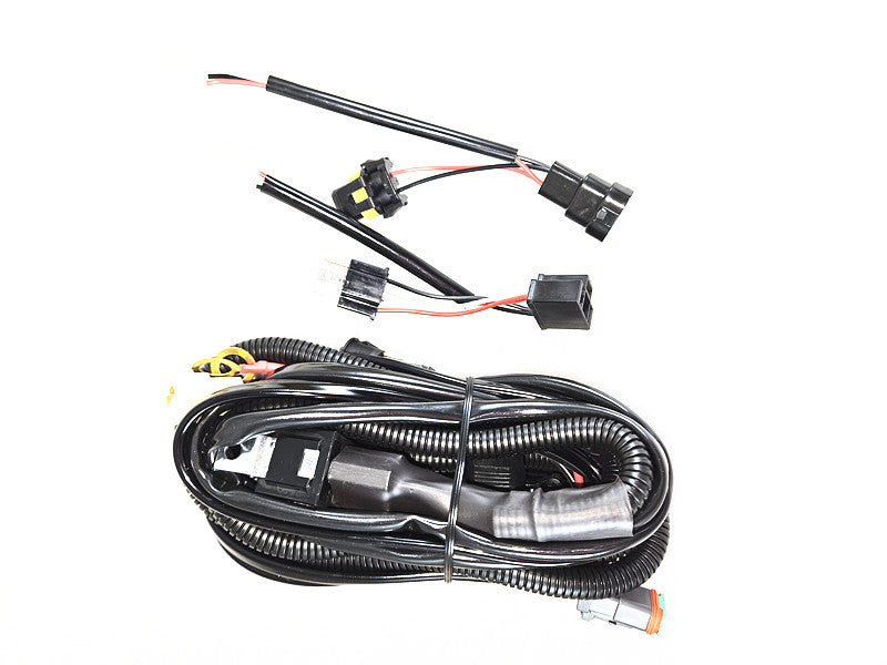 LED Driving Lights Wire Harness Loom Kits suit Light Bars or Spot Lights