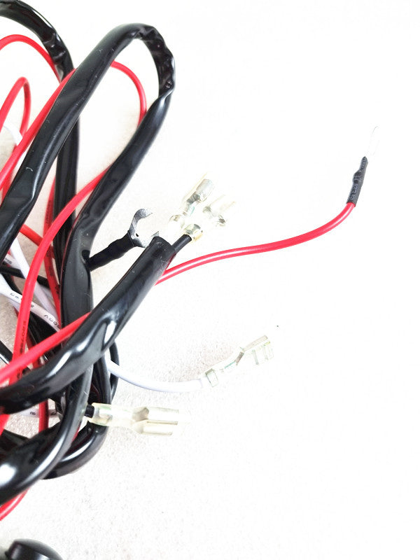 LED Wire Harness Kit , Wiring loom With 2-Way Switch for Car Work Lights 12V 40A