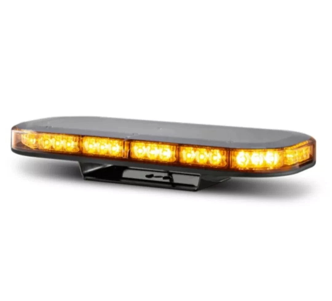 LED Autolamps Single Bolt Mount LED Clear Emergency Minibar 380 x 171mm 12v/24v