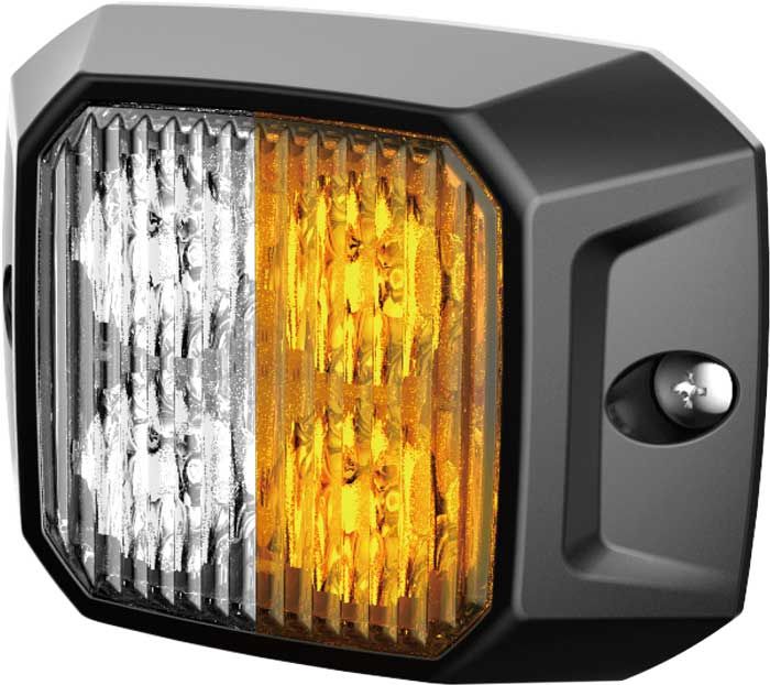 Low Voltage 12W LED Warning Modules, 12 W Amber/White LED Warning Light