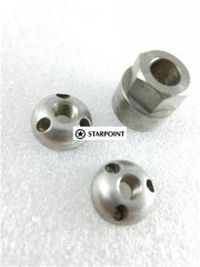 2 x M10 anti theft security lock nuts tool + key suit Lightforce Hella IPF nut light
