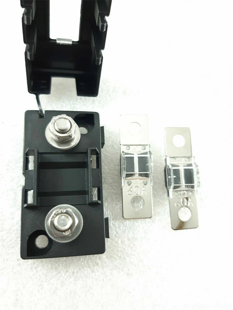 60A MIDI ANS FUSES HOLDERS SUIT DUAL BATTERY OR SOLAR 60AMP BOLT DOWN ANS FUSE