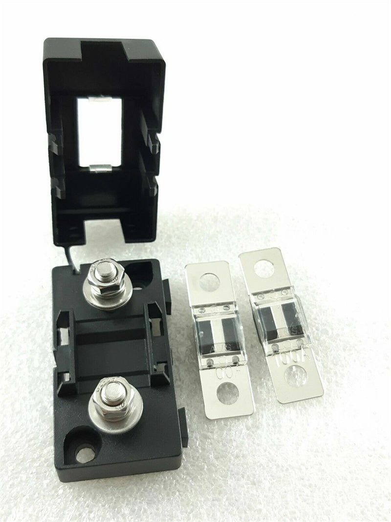 100A MIDI ANS FUSES HOLDERS SUIT DUAL BATTERY OR SOLAR 100AMP BOLT DOWN ANS FUSE