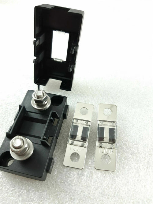 100A MIDI ANS FUSES HOLDERS SUIT DUAL BATTERY OR SOLAR 100AMP BOLT DOWN ANS FUSE