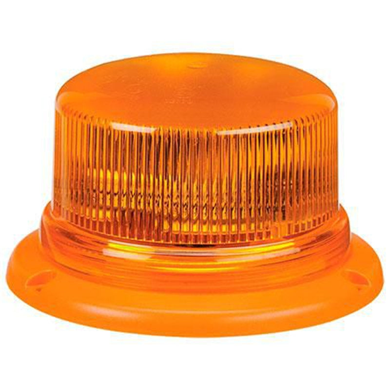 Narva Eurotech LED Low Profile Strobe Beacon SAE Class 2 Selectable Flash Pattern 12/24V Flange Base