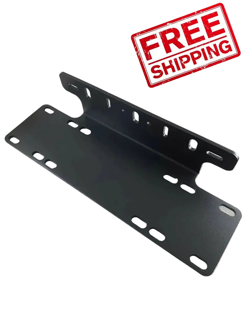 Black metal bracket on a white background with an Australian flag and 'FREE SHIPPING' stamp.