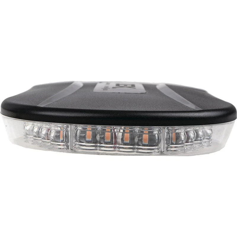 OEX 12/24V Low Profile Minibar Amber LED Clear Lens Magnetic Mount IP67
