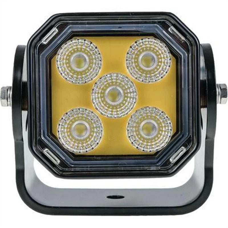 LED Work Light Flood Beam 12v 24v - Industrial Mining Lamp - 110 x 122 x 78mm