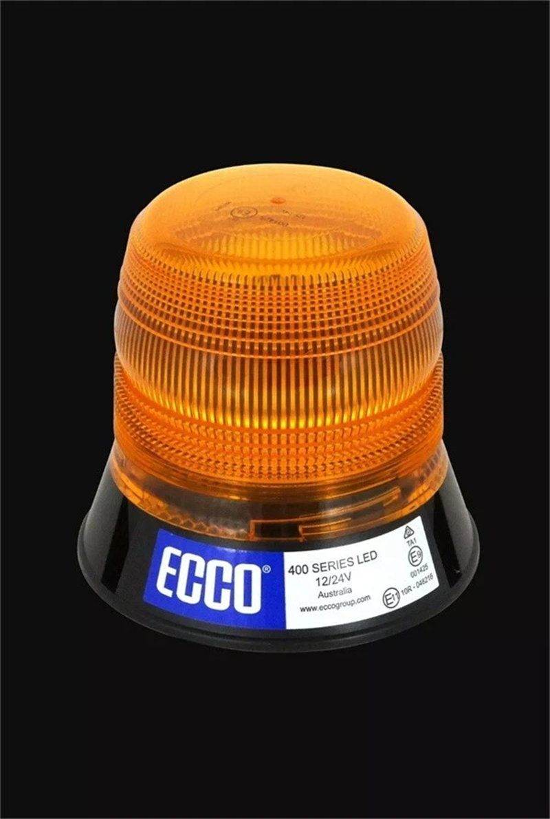 LED Amber Warning Beacon Magnetic Base + Cigarette Plug - Traffic Control