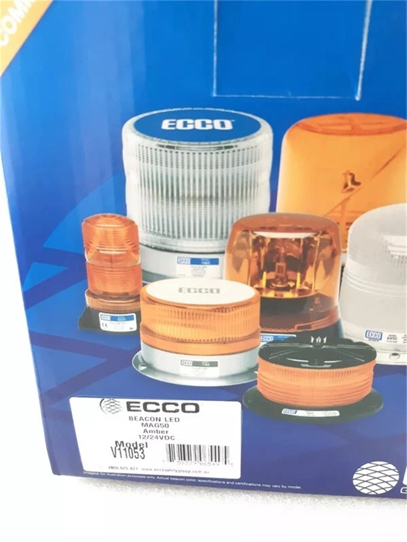LED Amber Warning Beacon Magnetic Base + Cigarette Plug - Traffic Control
