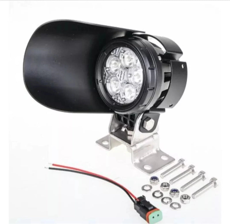 OEX LED Truck Mirror Light with Shield 12v 24v Loading LED Light - Mirror Mount