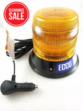 LED Amber Warning Beacon Magnetic Base + Cigarette Plug - Traffic Control