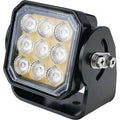LED Work Light Flood Beam 12v 24v - Industrial Mining Lamp 9 LED 131 x 139 x 85m