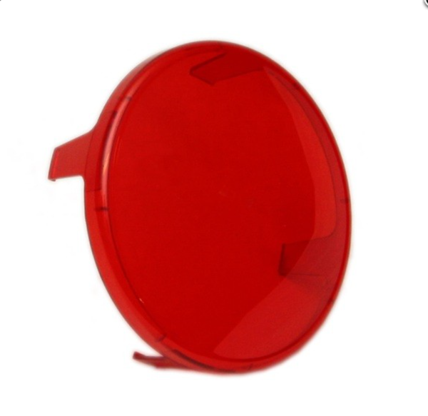 150mm Spotlight Cover Red Lense Filter for HID, LED and Halogen Spotlight Lights