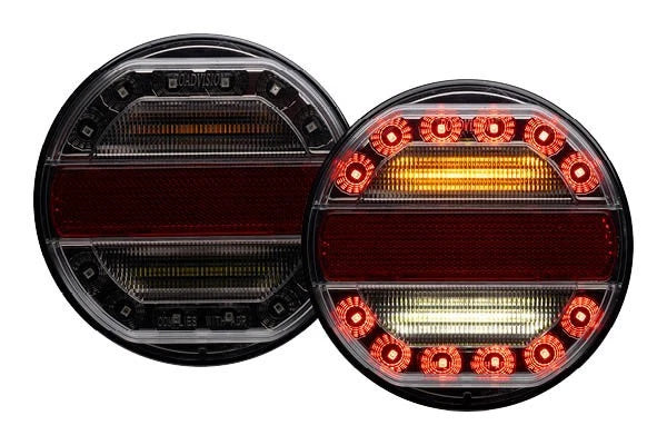 Roadvision LED Rear Combination Lamp 10-30V Stop/Tail/Ind/Rev/ Ref 125x32mm