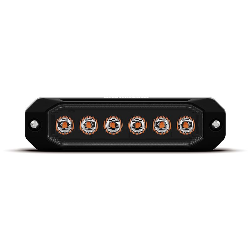 Roadvision LED Strobe Module Amber 10-30V 18W 10 Flash Pattern 6 LED Synchronizable SAE C1