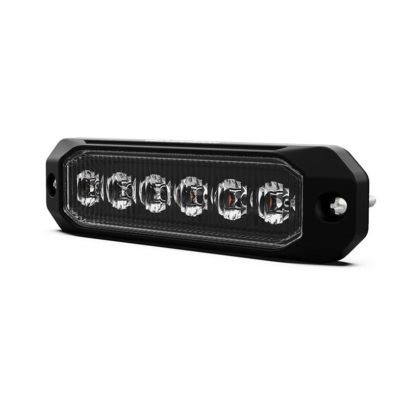 Roadvision LED Strobe Module Amber 10-30V 18W 10 Flash Pattern 6 LED Synchronizable SAE C1