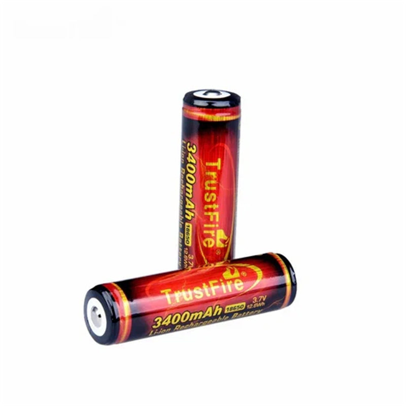 TF18650 Rechargeable Quality 3400mah Batteries pack of 2