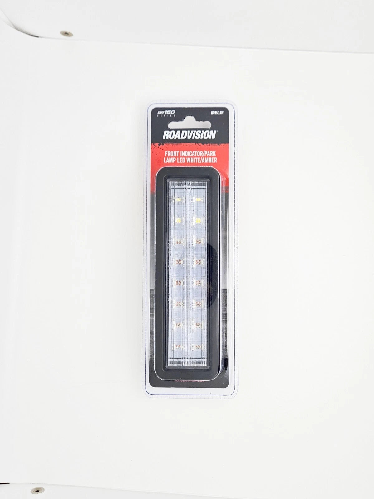 Roadvision Front Bullbar LED Indicator & Park lamp Rectangle Amber White 10-30v