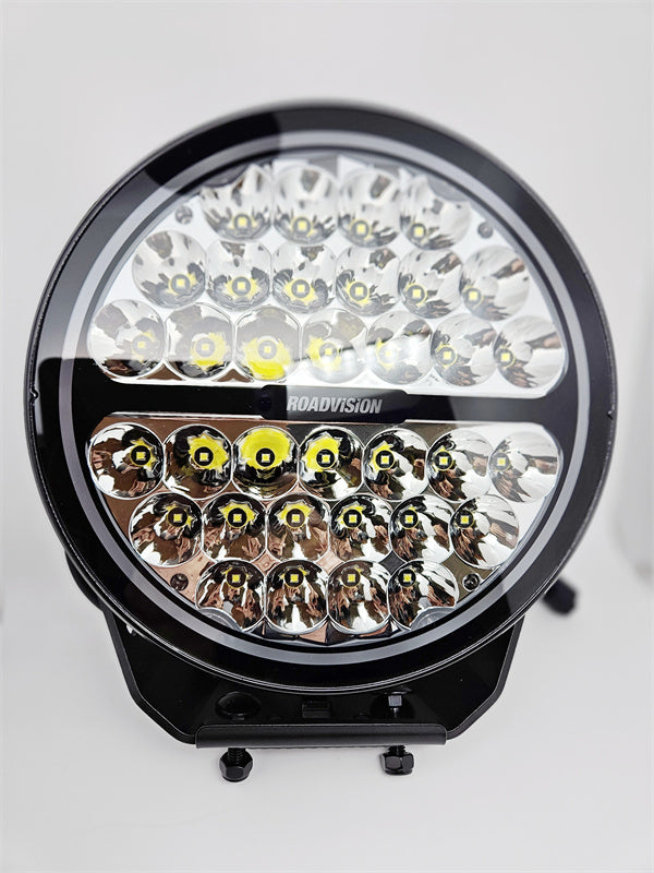 Roadvision Stealth Halo 9 Inch LED Spot Beam Light With Halo Ring 9-32V
