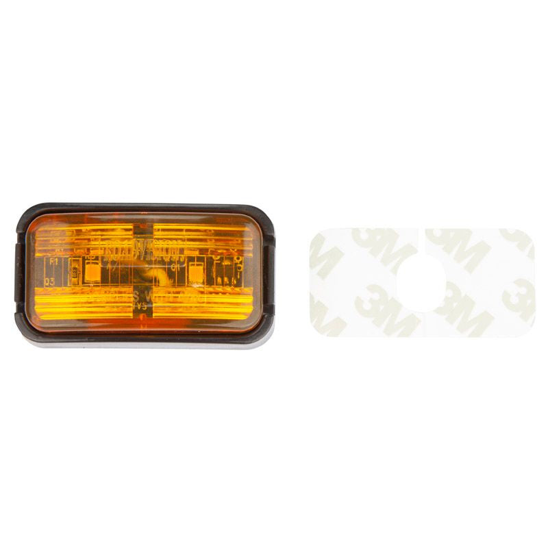 Roadvision LED Clearance Light Amber 10-30V Amber Lens 56x31x22mm Fixed & Self-Adhesive Mounts