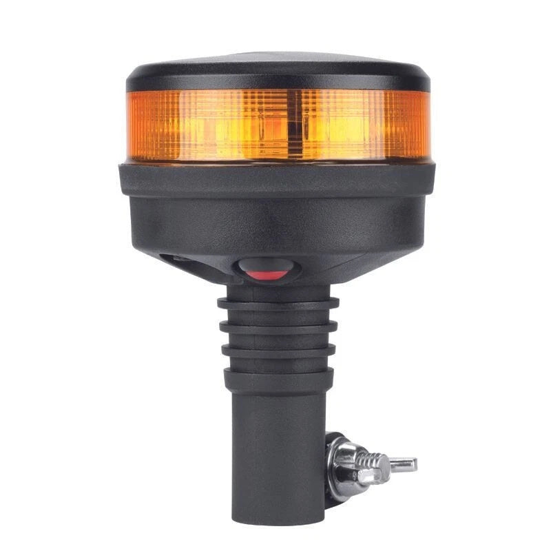 Roadvision LED Beacon Micro Revolver Dual 10-30V Amber DIN Pole Mount 28W 10 Fun