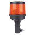 Roadvision LED Beacon Micro Revolver Dual 10-30V Amber DIN Pole Mount 43W 10 Function SAE Class 1