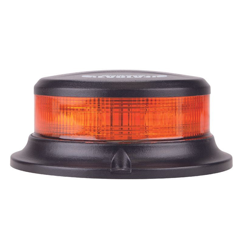 Roadvision LED Beacon Micro Revolver 10-30V Amber Fixed Mount 28W 10 Function SAE Class 1