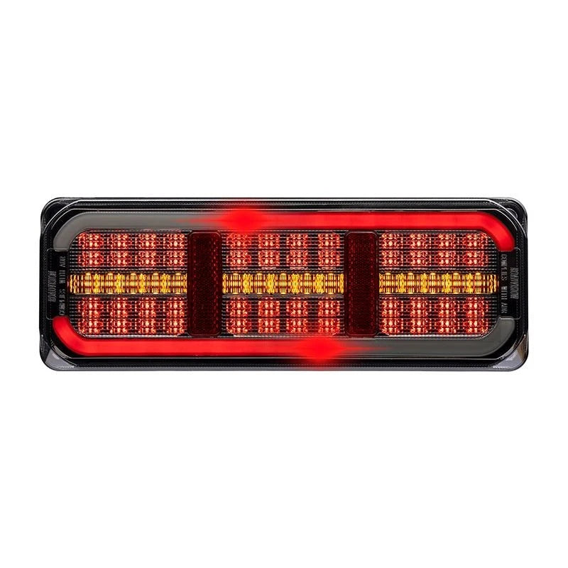 Roadvision LED Rear Combination Lamp 10-30V Stop/Tail/Ind/Ref 285x105mm Dynamic