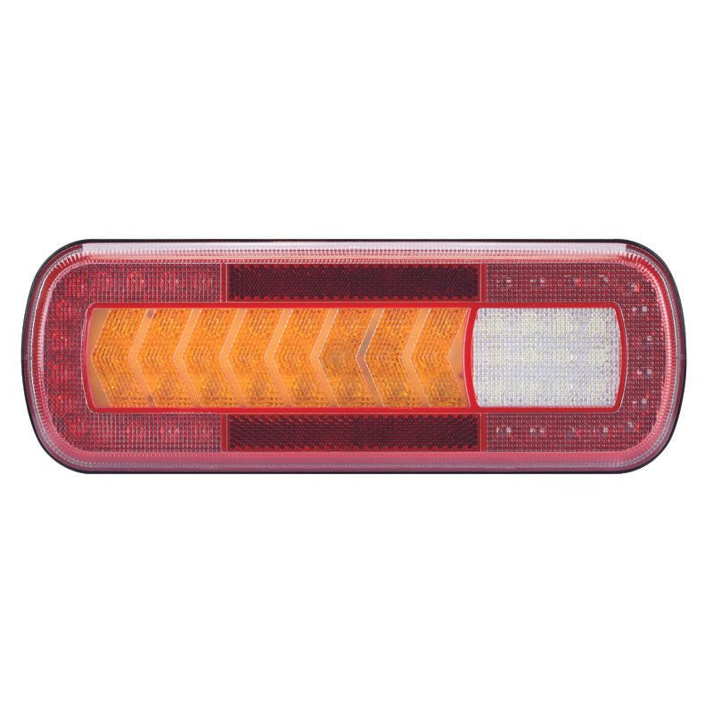 Roadvision LED Rear Combination Lamp 10-30V Stop/Tail/Ind/Rev/Fog/ Ref 283x100mm Sequential Ind