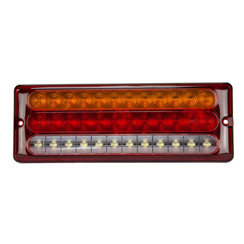 Roadvision LED Rear Combination Lamp 10-30V Stop/Tail/Ind/Rev Surface Mnt 275x100mm
