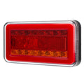 Roadvision LED Rear Combination Lamp 10-30V Stop/Tail/Ind/Ref Glow Park 150x80mm Twin Pack