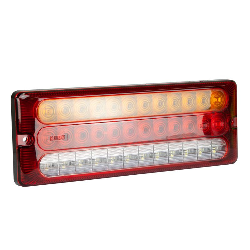 Roadvision LED Rear Combination Lamp 10-30V Stop/Tail/Ind/Rev Surface Mnt 275x100mm