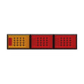 Roadvision LED Rear Combination Lamp 10-30V Stop/Tail x 2/Ind Jumbo Triple Surface Mount 604x132mm