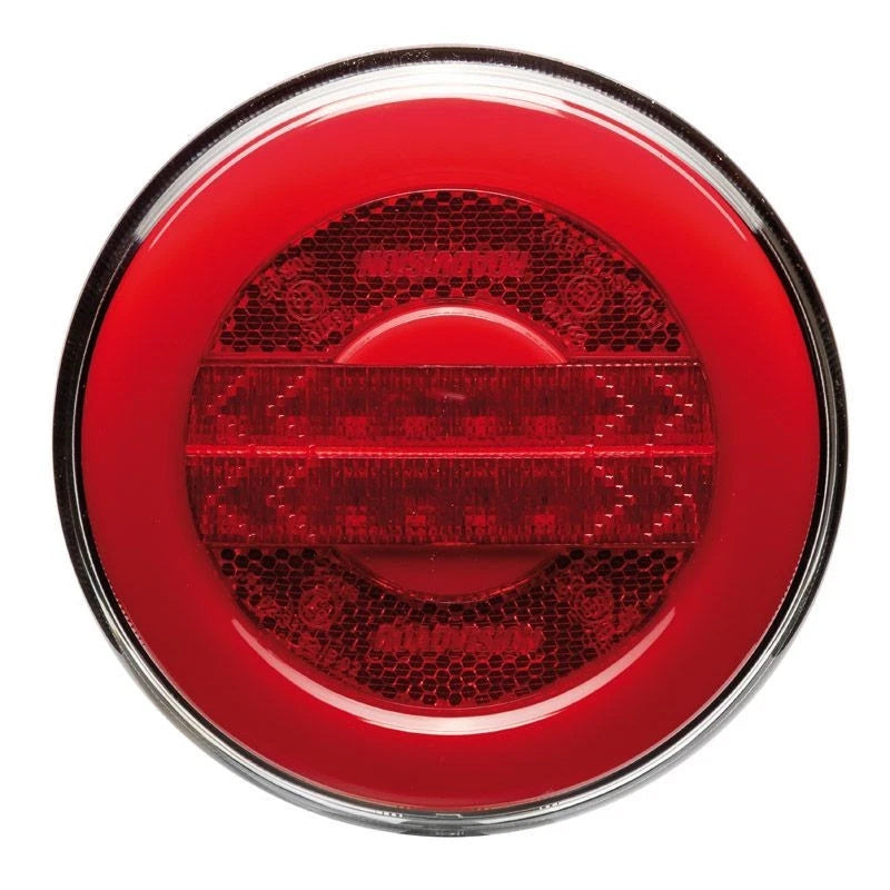 LED Rear Stop/Tail Lamp Stop/Tail/Ref Surface Mount 122mm Glow Tech Tail
