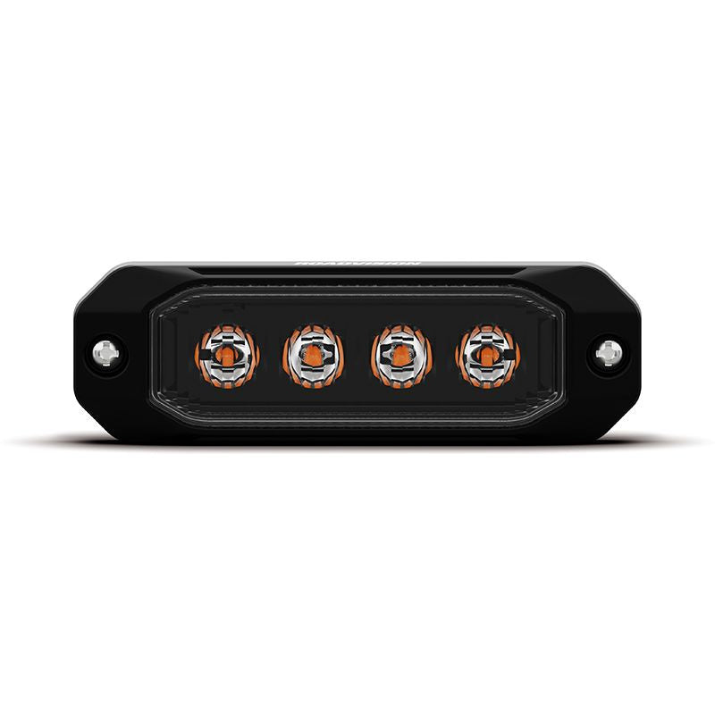 Roadvision LED Strobe Module Amber 10-30V 12W 10 Flash Pattern 4 LED Synchronizable SAE C1