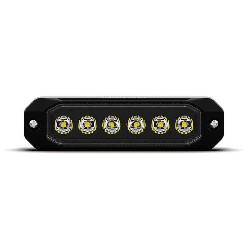 LED Strobe Module White 10-30V 18W 10 Flash Pattern 6 LED Synchronizable SAE C1