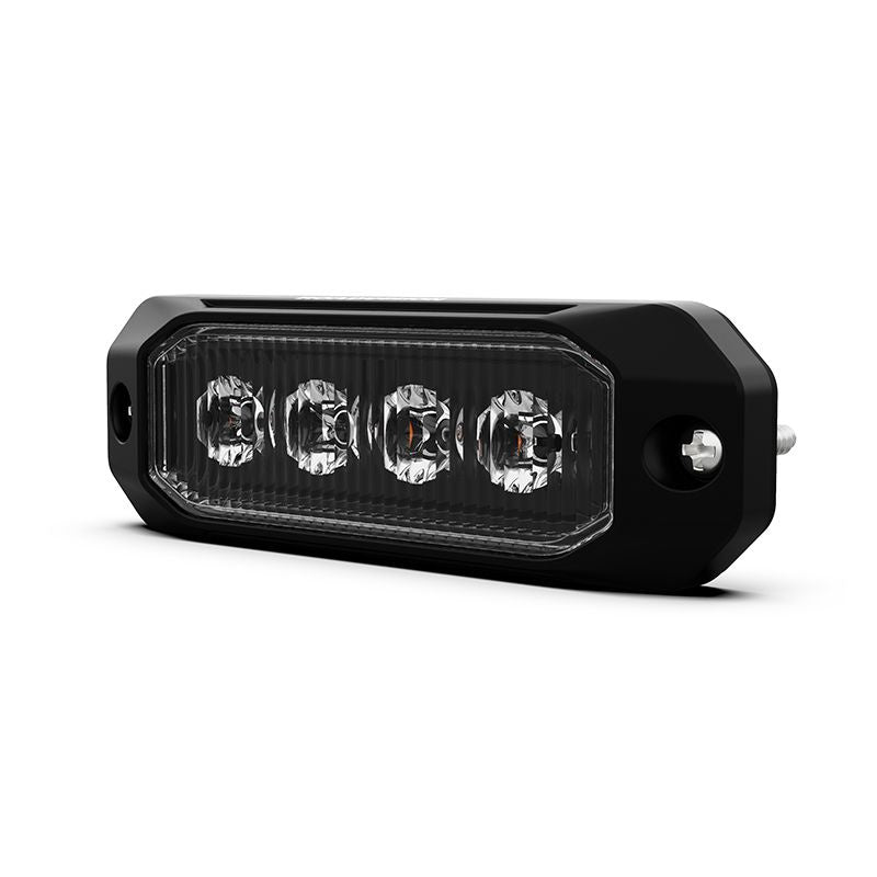 Roadvision LED Strobe Module Amber 10-30V 12W 10 Flash Pattern 4 LED Synchronizable SAE C1
