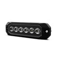 LED Strobe Module White 10-30V 18W 10 Flash Pattern 6 LED Synchronizable SAE C1