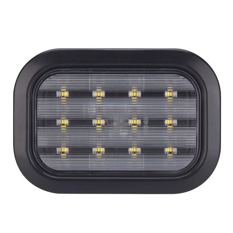 Roadvision LED Stop/Tail Lamp Rectangular 10-30V Grommet Mount Includes Grommet