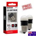 Roadvision LED Bayonet 12V-24V 21W BA15S 6000K White 2PK Signal Globes