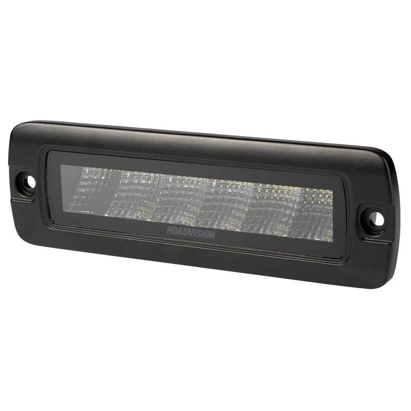 Roadvision LED Work Light Rectangular 10-30V 6x5W 35W 1986lm Flood Beam Flush