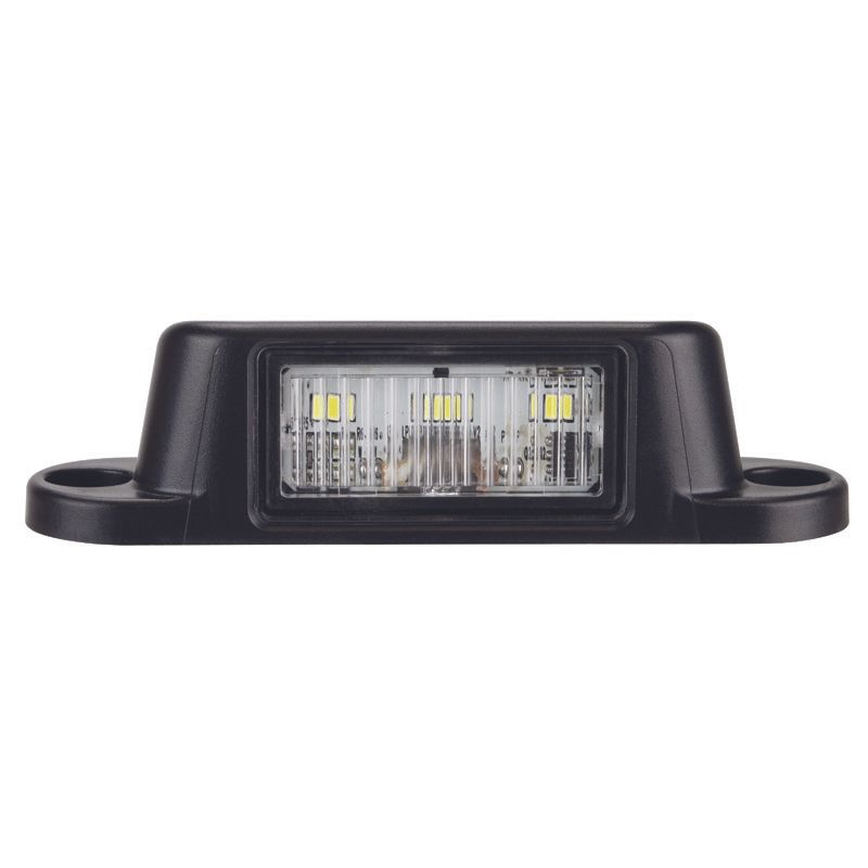 Roadvision Licence Plate Light LED 10-30V 4 LED Mount Black Body Blister Cables