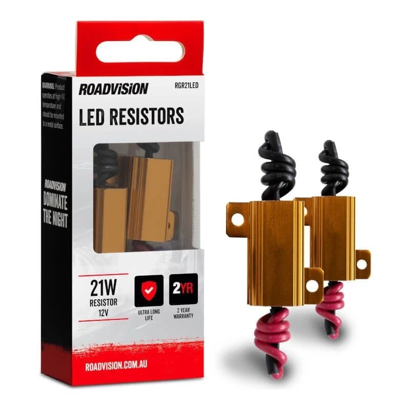 Roadvision Load Resistor 12V 21W 2PK
